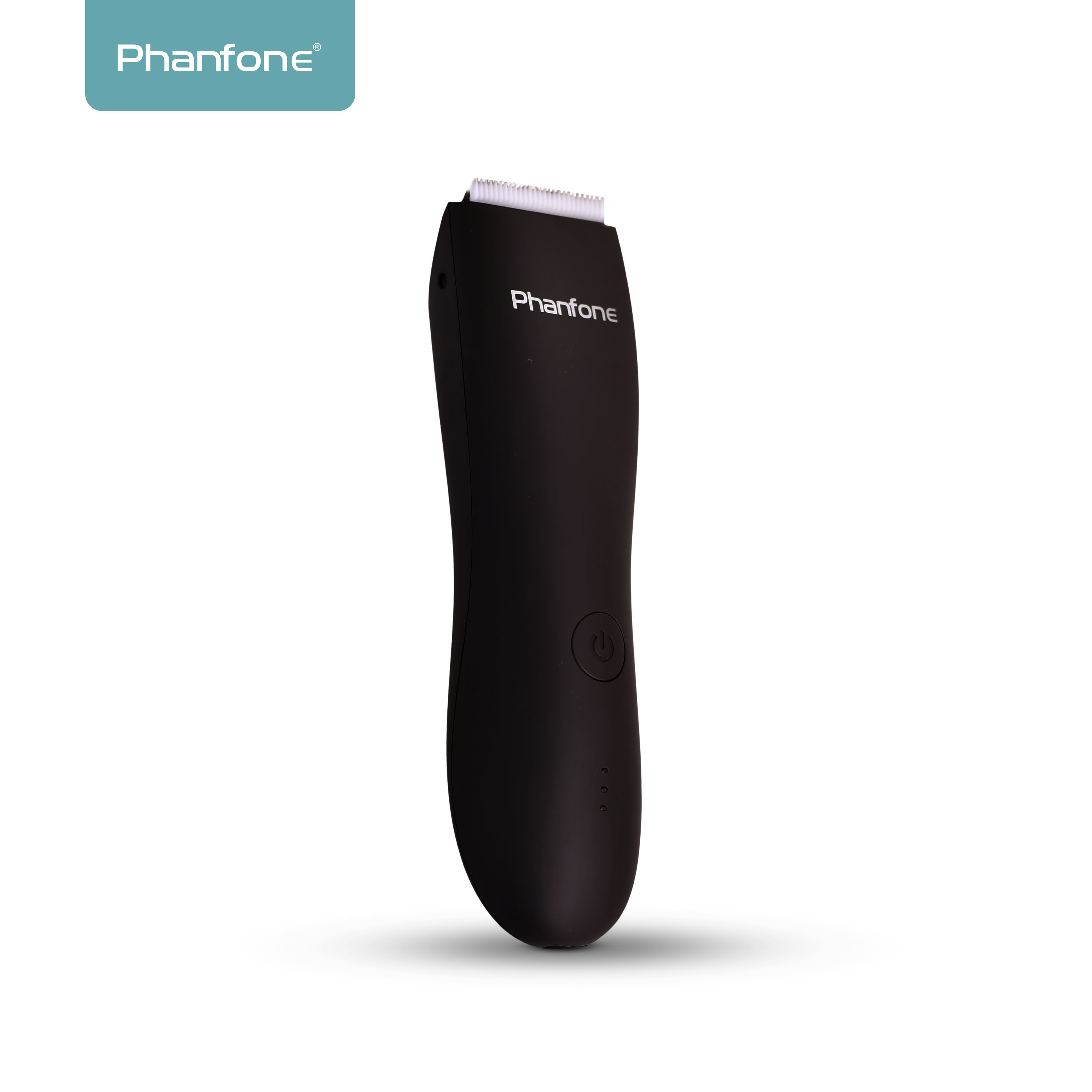 Phanfone -waterproof Trimmer - Electric Body &amp; Pubic Hair Trimmer - Waterproof and Cordless for Wet/Dry Use - Painlessly Remove Hair to Feel Fresh Down There - for Men &amp; Women - 90 Min Battery Life - Sage