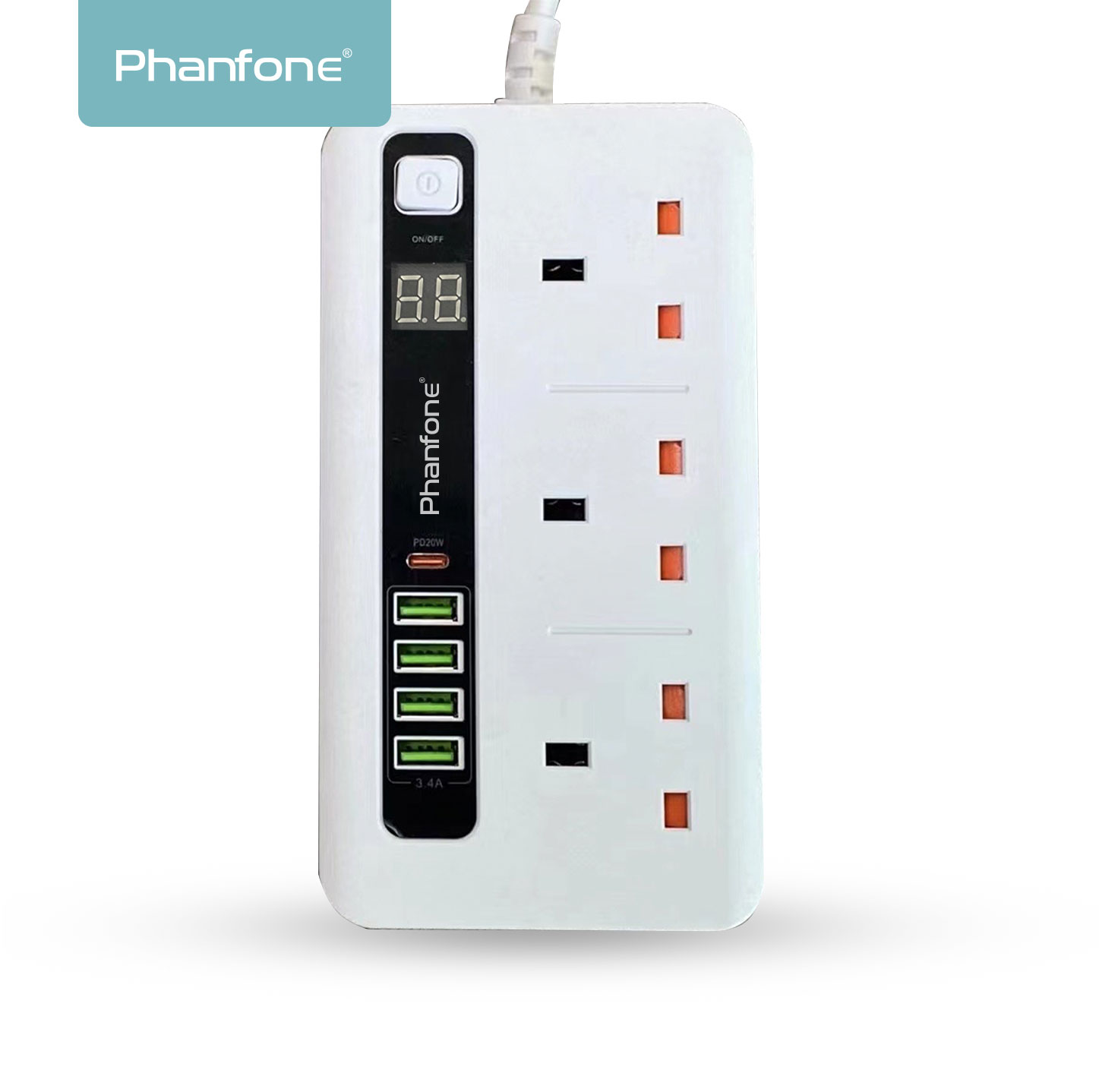 Phanfone power socket